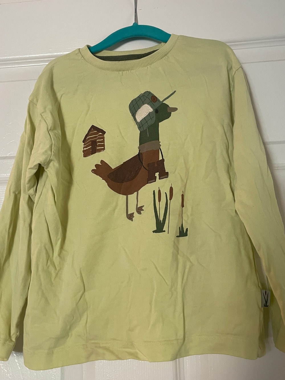 Souris Mini yellow long-sleeve with duck 5T